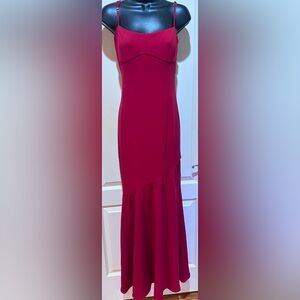 Dear Emilia sleeveless Elegant Red Evening Gown size L